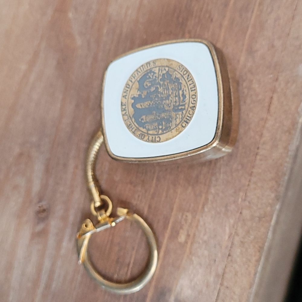 Vintage 1960's Music Box Keychain